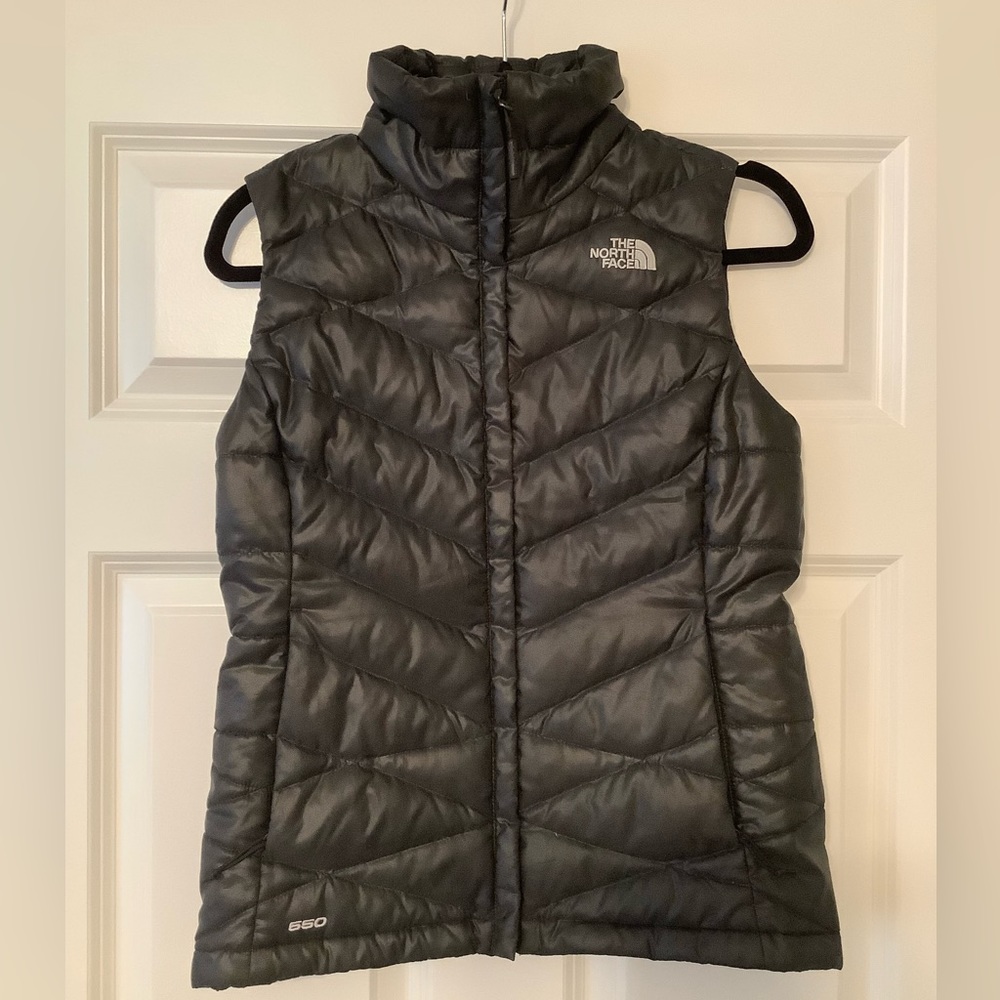 Black The North Face Down Vest 550